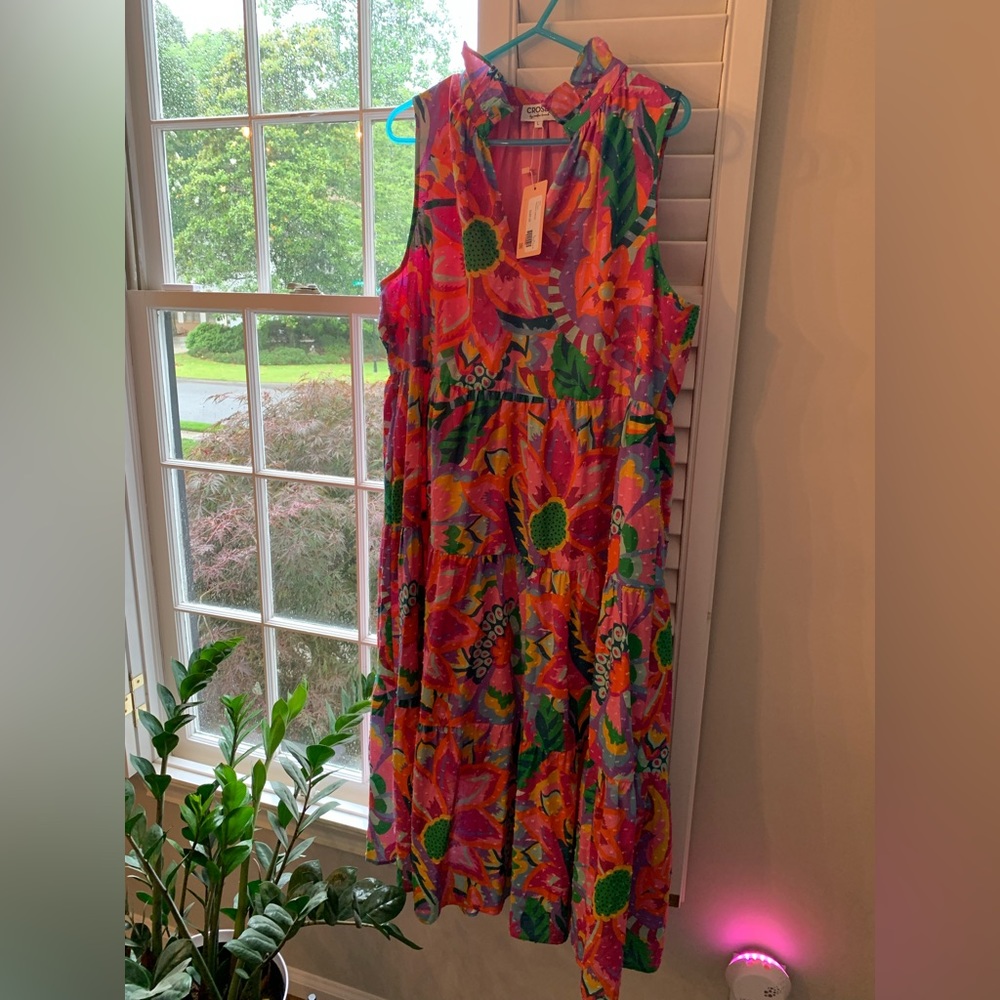 Wesley dress by Crosby in heat waves. Brand new never worn.